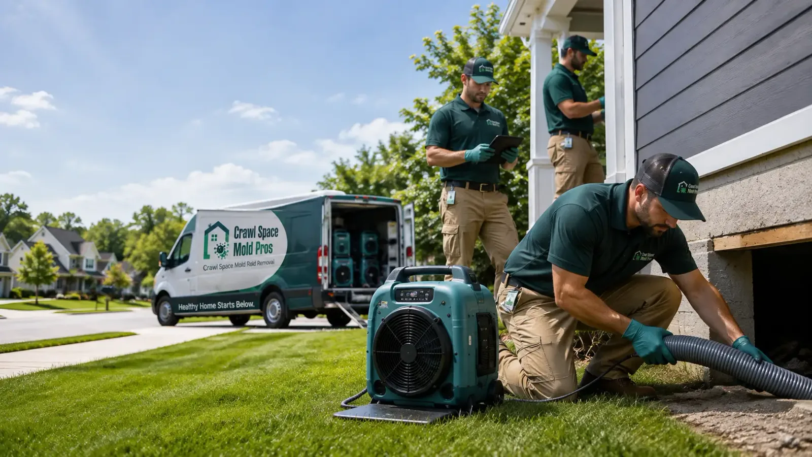 Crawl Space Mold Removal in Paterson, WA